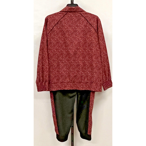 Chico’s Women’s 2-Piece Set Jacket Pants Size 2P Petite Animal Print Pink Black - Picture 2 of 10